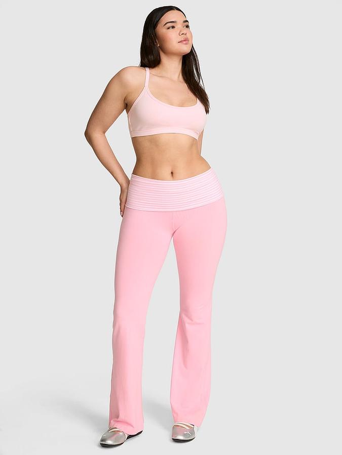 All-Day Cotton&trade; Foldover Flare Leggings