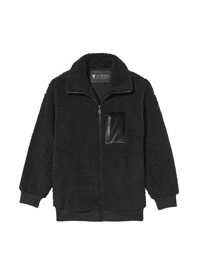 Teddy Fleece Boyfriend Jacket image number 2