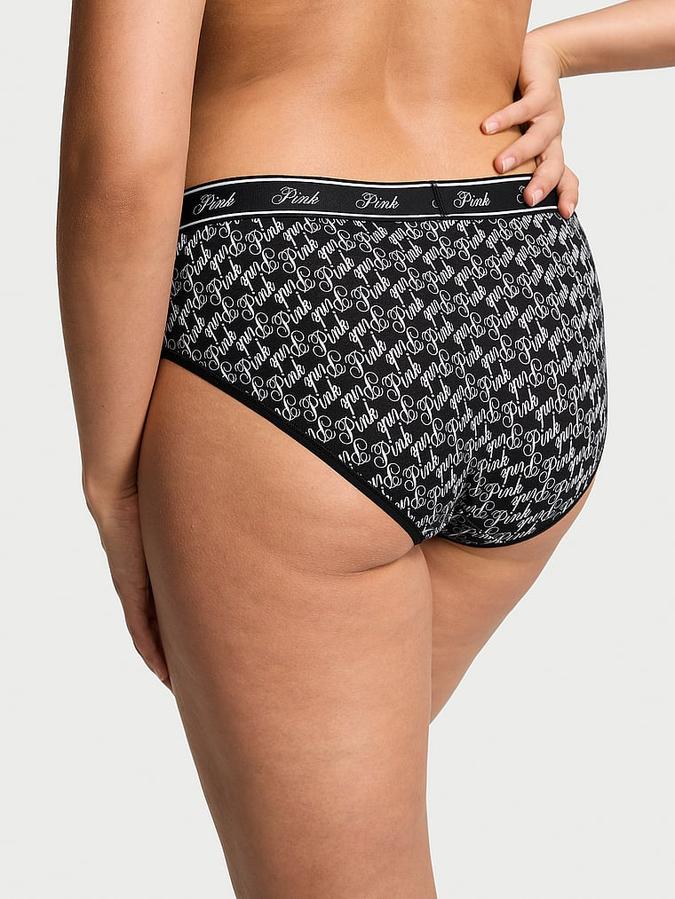 Logo Cotton Hiphugger Panty