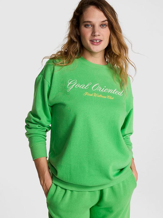 Ivy Fleece Oversized Crew Sweatshirt image number 0