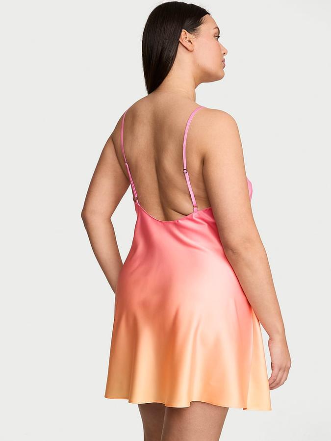 Heritage Stripe Satin Mini Slip
