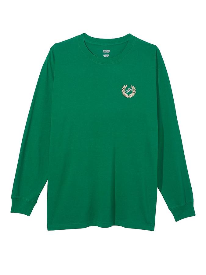 Oversized Long-Sleeve Campus Tee image number 2