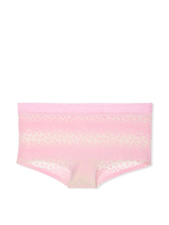 Logo Flocked Hearts Shortie Panty image number 2