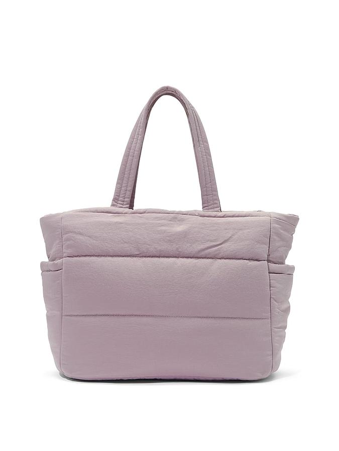 Quilted Puffer Tote Bag image number 1
