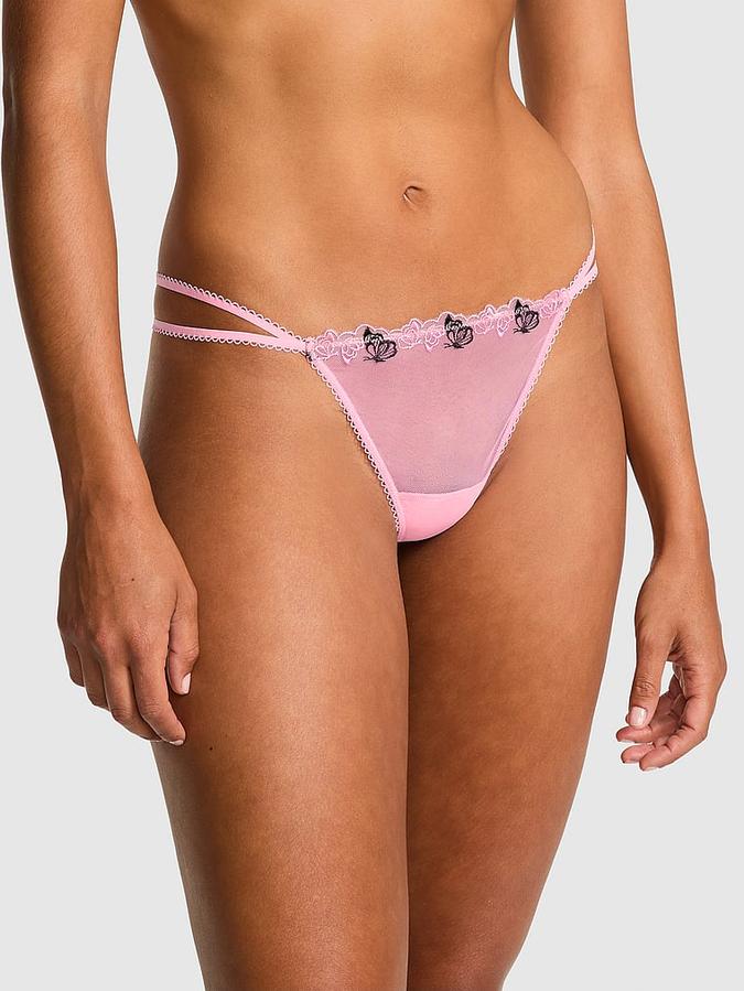 Wink Strappy V-String Thong Panty image number 0