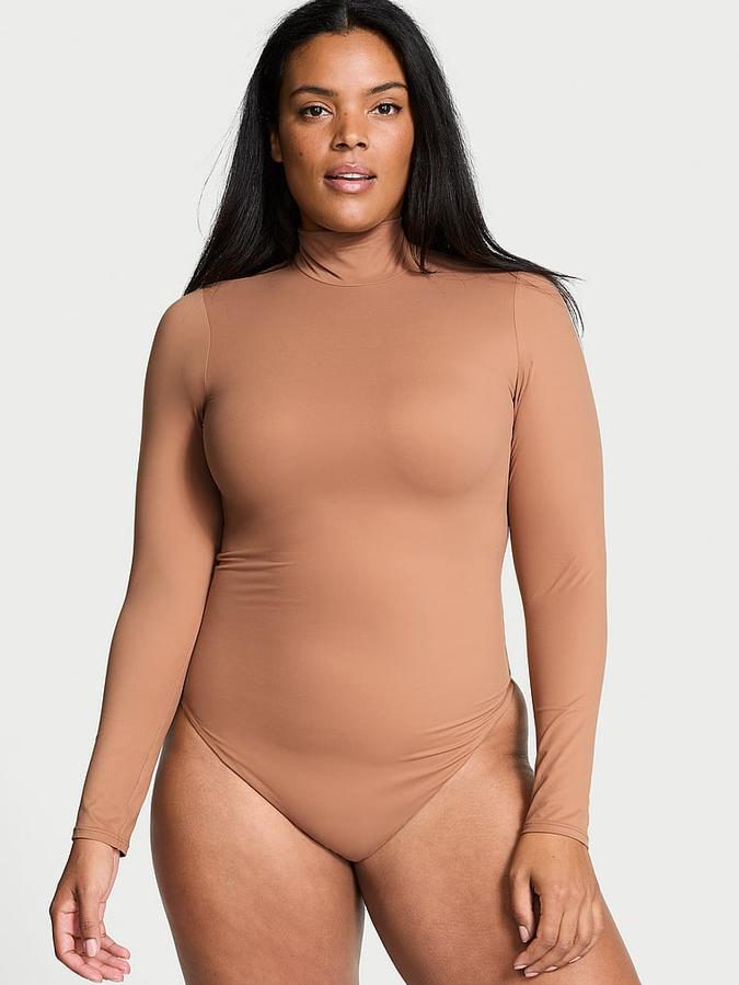 BODYWEAR by Victoria with FeatherSoft&trade; Innovation Turtleneck Bodysuit