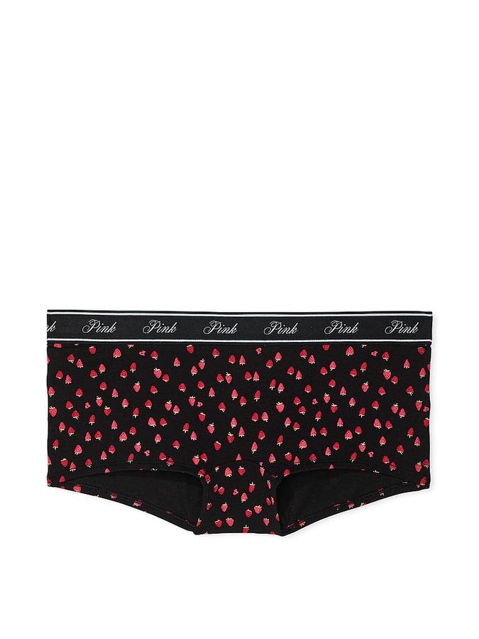 Logo Cotton Shine Boyshort Panty image number 2