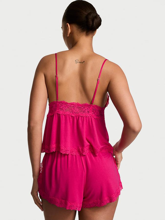 SoSoft&trade; Modal Lace-Trim Cami & Shorts Set