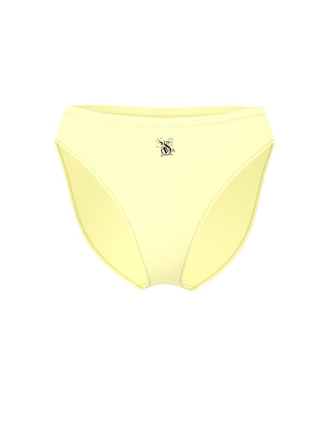 Stretch Cotton High-Leg Brief Panty image number 2