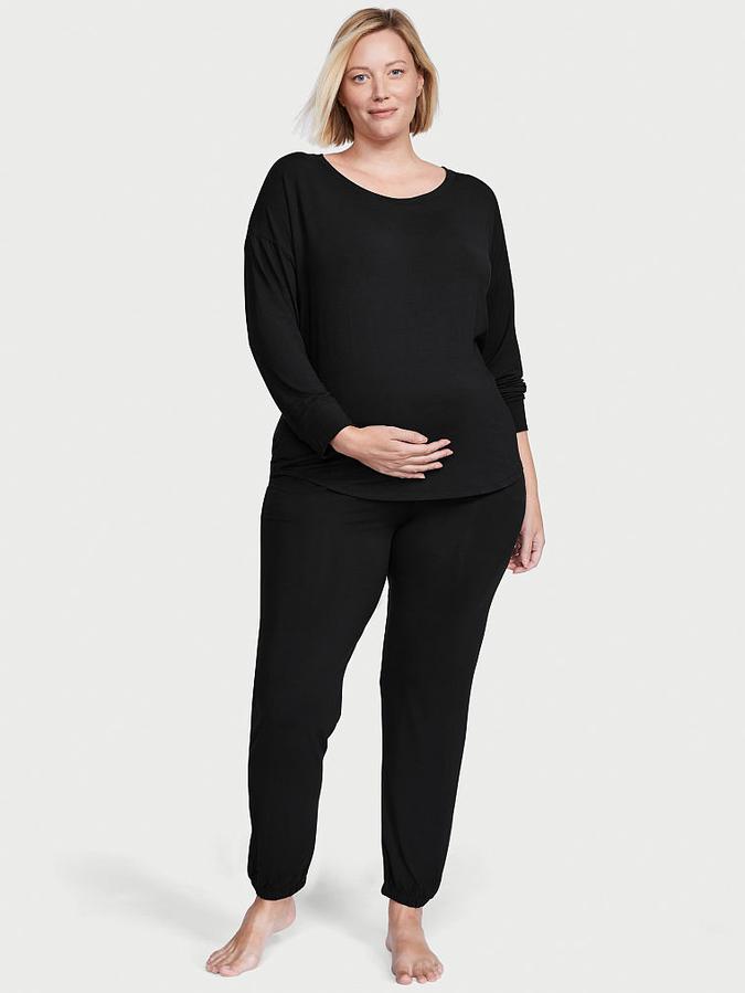 Modal Crewneck Jogger Set image number 0
