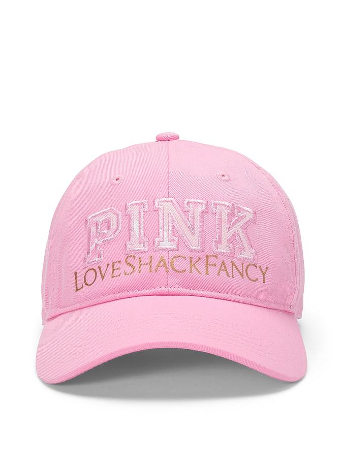 PINK x LoveShackFancy Baseball Hat image number 2