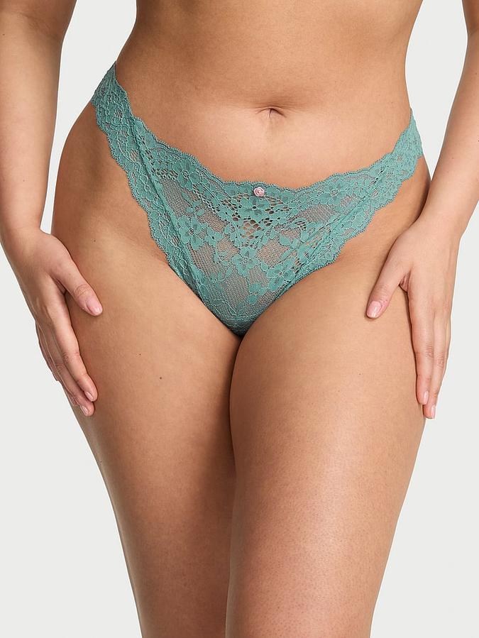 Lace Thong Panty image number 0