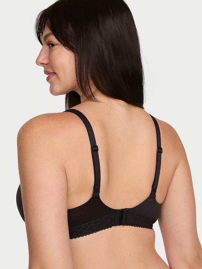 Lace-Trim Lightly Lined Full-Coverage Bra