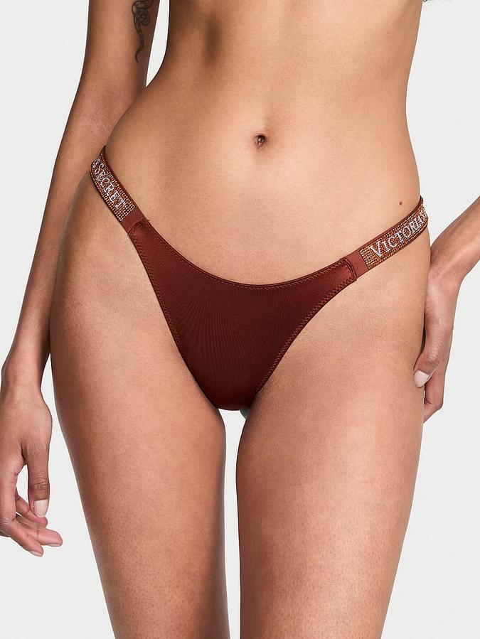 Shine Strap Brazilian Panty
