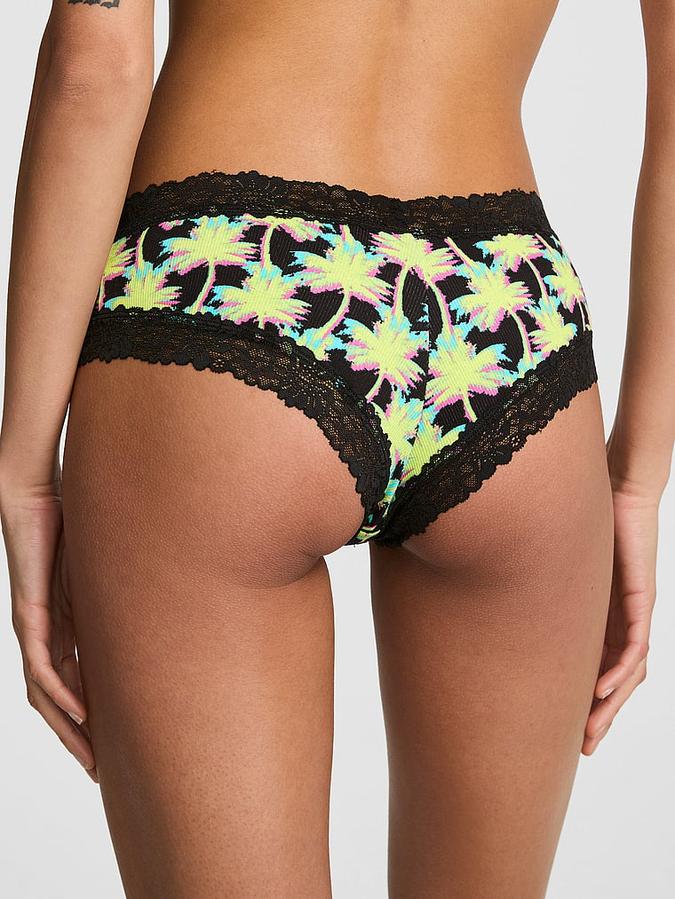 PINK Wink&trade; Lace-Trim Cheeky Panty