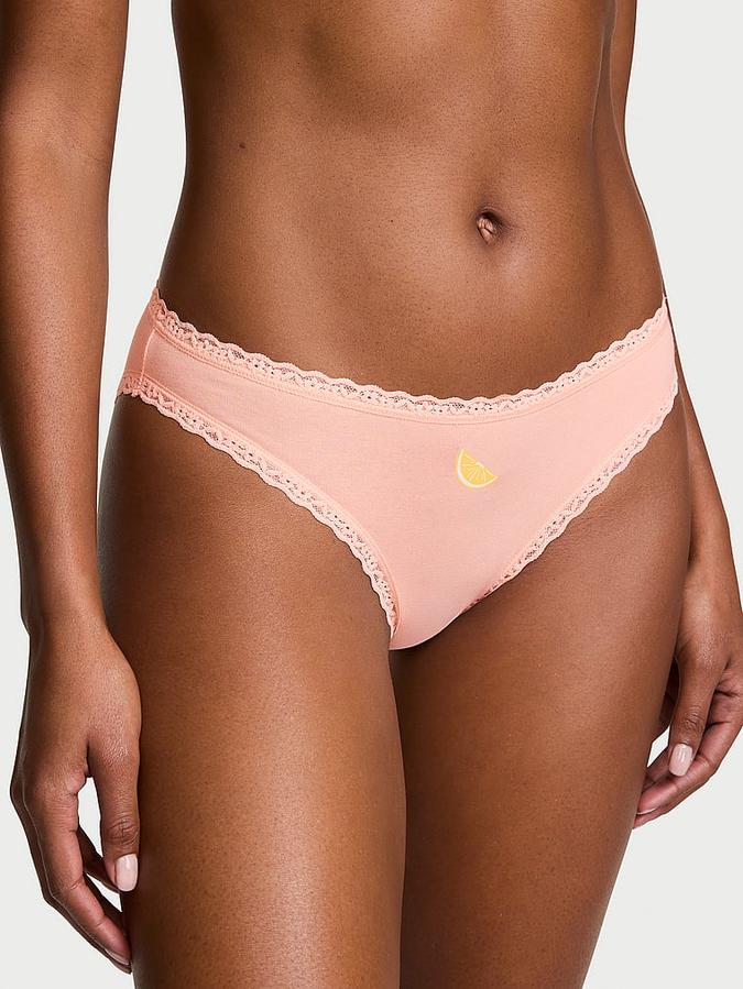 Lace-Waist Bikini Panty