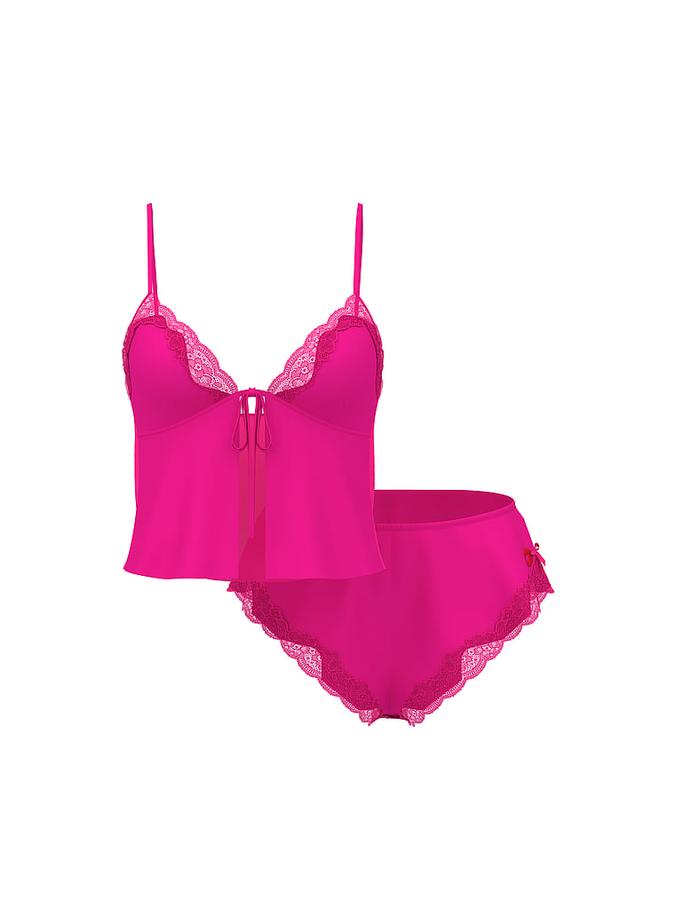 Tease Satin & Chiffon Flyaway Cami Set image number 2