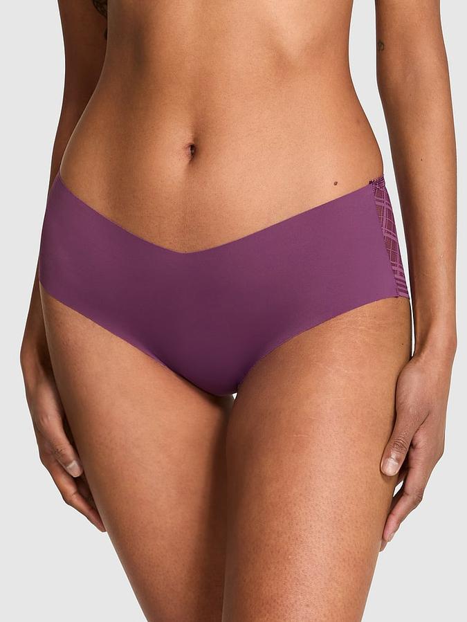 No-Show Plaid Mesh Cheeky Panty