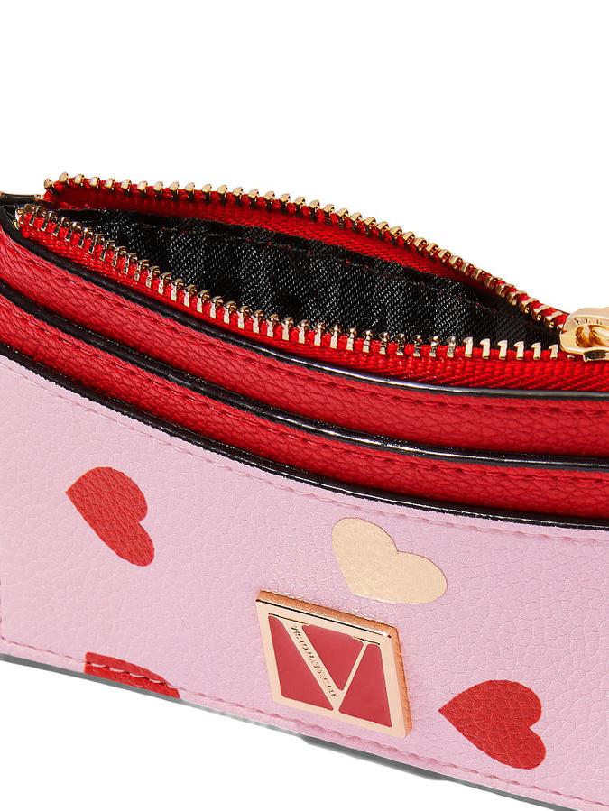 The Victoria Card Case Keychain Pink image number 2