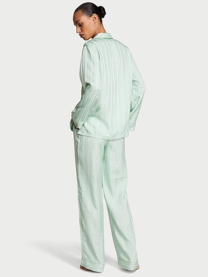 Signature Satin Long Pajama Set
