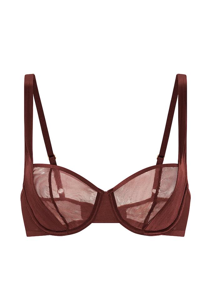 Sheer Reveal Unlined Balconette Bra image number 2