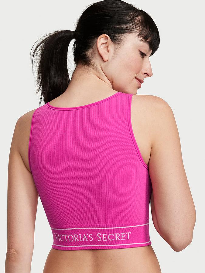 Seamless Wireless High-Neck Bra image number 1