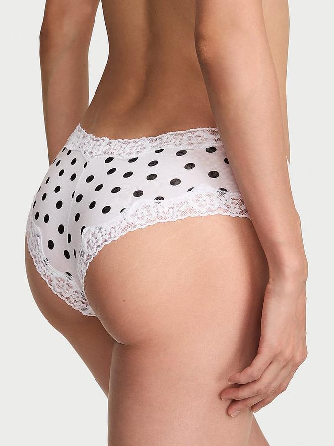 Cotton Lace-Waist Cheeky Panty