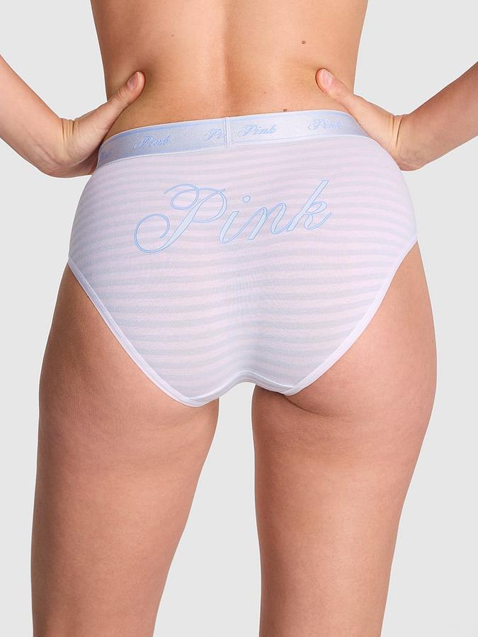 Logo Cotton Hiphugger Panty