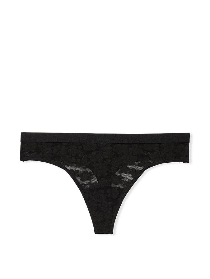 Wear Everywhere Lace Thong Panty image number 1