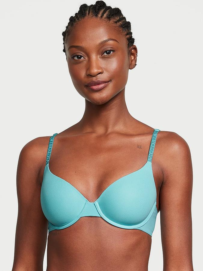 Lightly Lined Micro-Rib Demi Bra