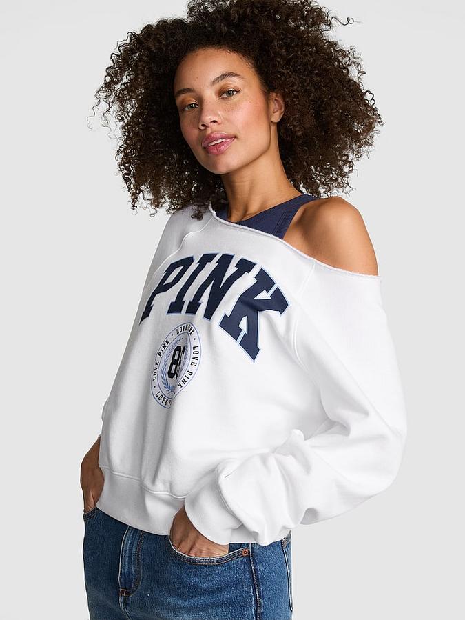 Ivy Fleece Off-The-Shoulder Sweatshirt image number 0