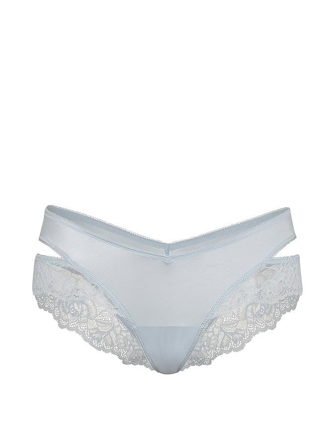 Rose Lace-Trim Cut-Out Cheeky Panty image number 2