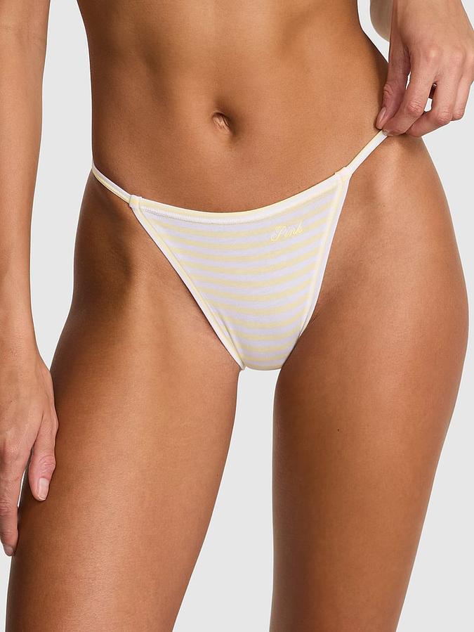 Cotton String Bikini Panty image number 0