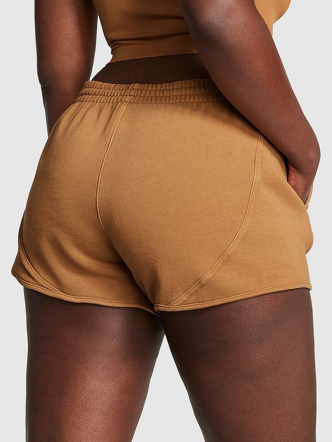 Ivy Fleece Curved Hem Shorts image number 1