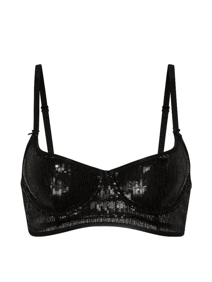 PINK Wink Lightly Lined Scoop Corset Bralette image number 2