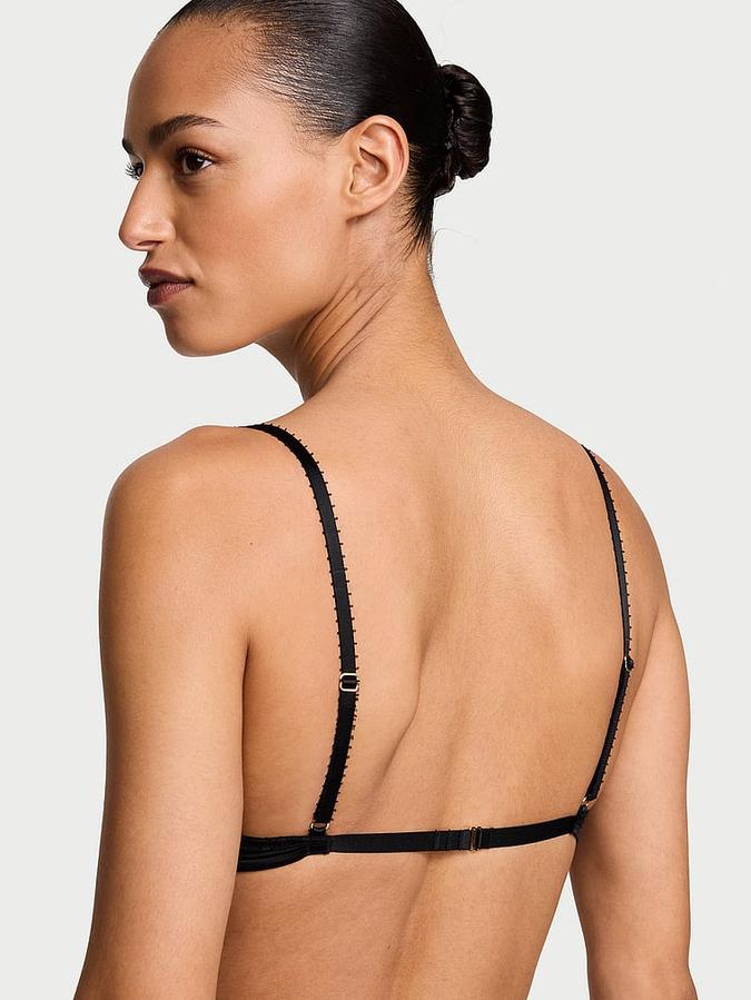 Tease Sheer Stripe Triangle Bralette