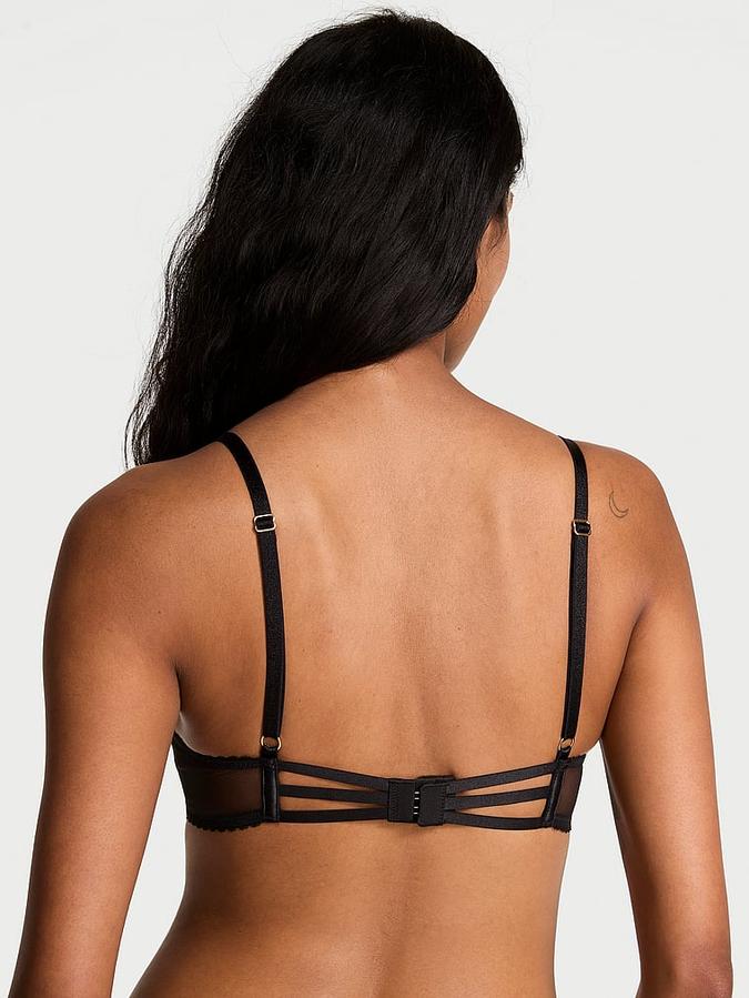 Cherry Pop Embroidery Push-Up Bra