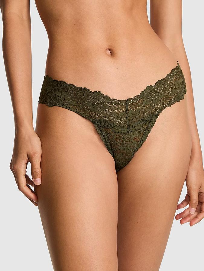 Wink Lace Thong Panty image number 0