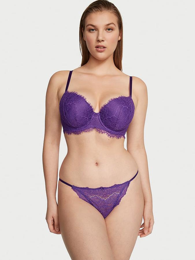 Lightly Lined Lace Demi Bra image number 3