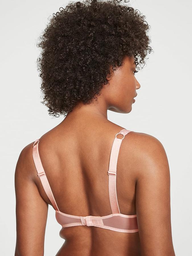 Shine Strap Lace Push-Up Bra image number 1