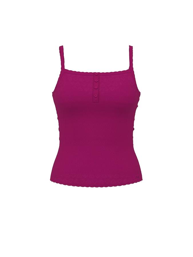 Pointelle Henley Cami image number 2