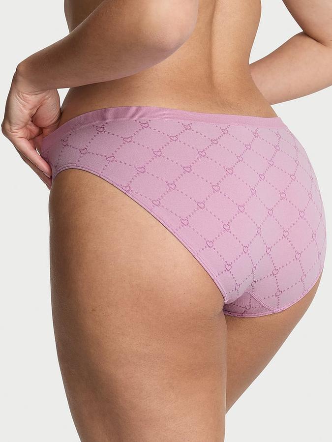 Seamless Quilted Hearts Bikini Panty