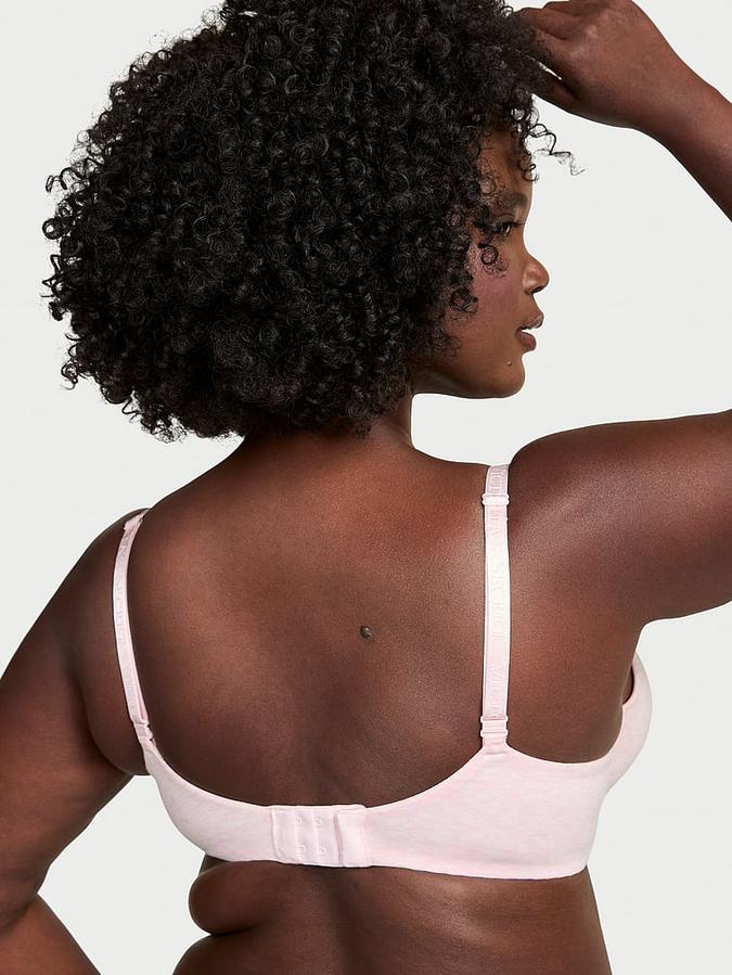 Cotton Logo Hardware Perfect Shape Push-Up Bra image number 1
