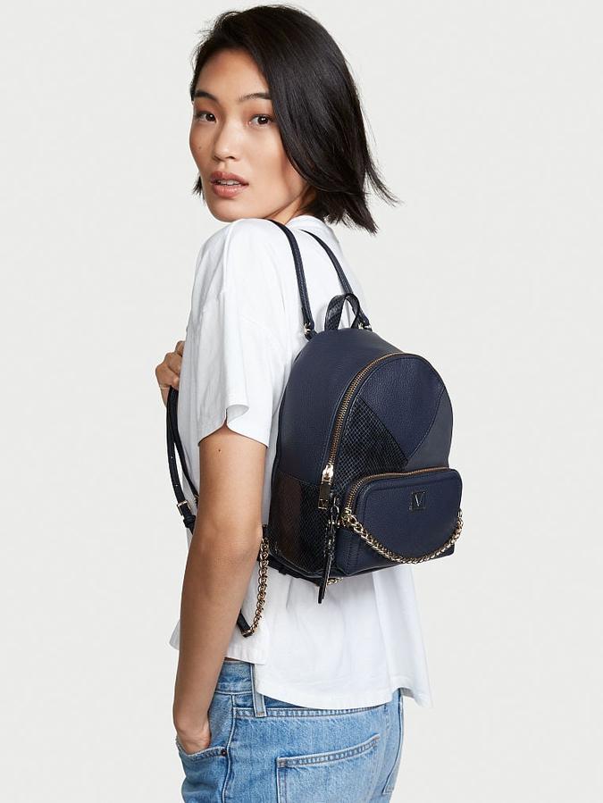 The Victoria Small Backpack Navy image number 2