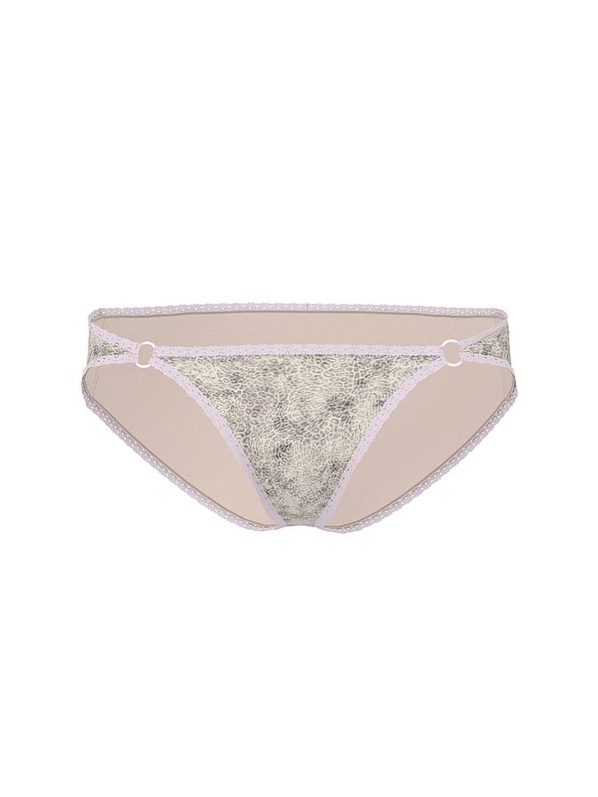 Cotton Lace-Trim Low-Rise Cheeky Panty image number 2