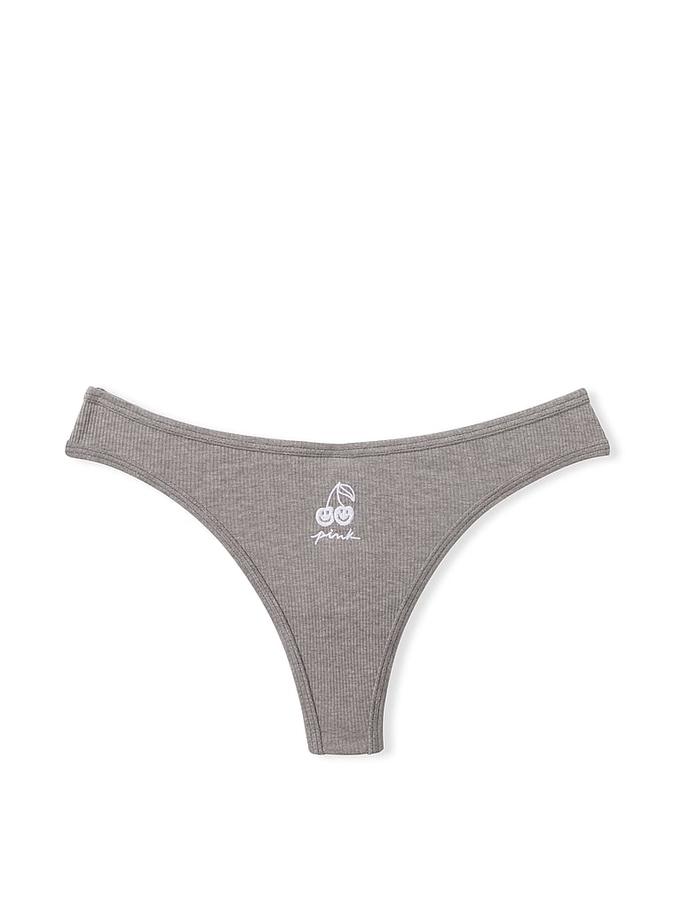 Cotton Thong Panty image number 1