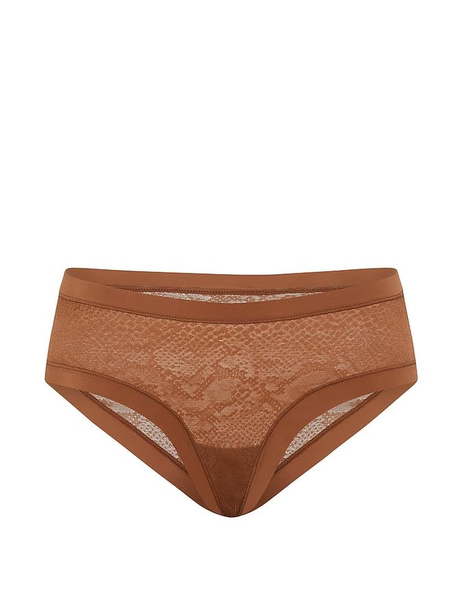 No-Show Snake Mesh Cheeky Panty image number 2