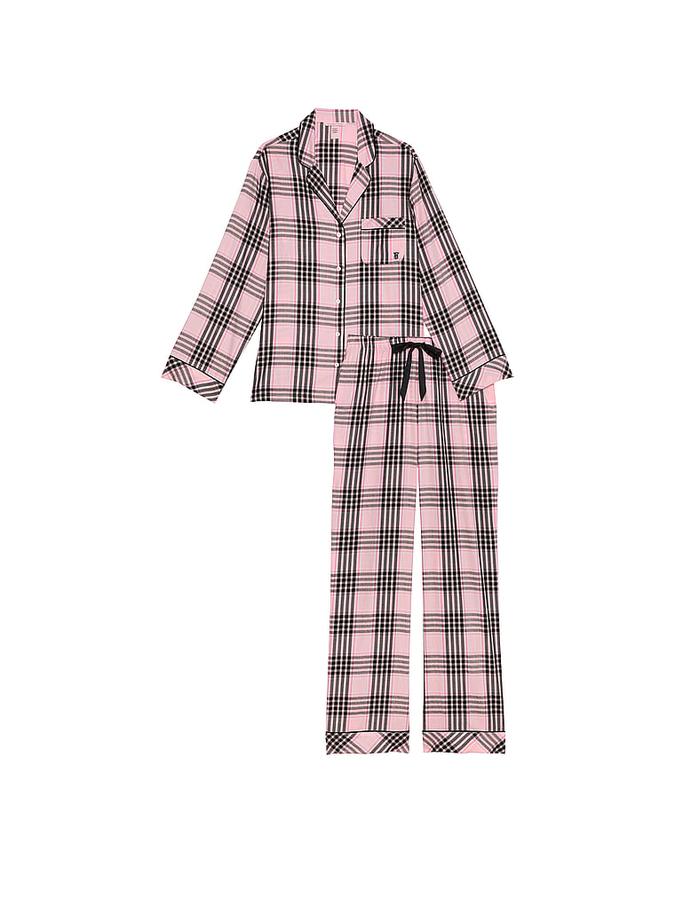 Flannel Long Pajama Set image number 2