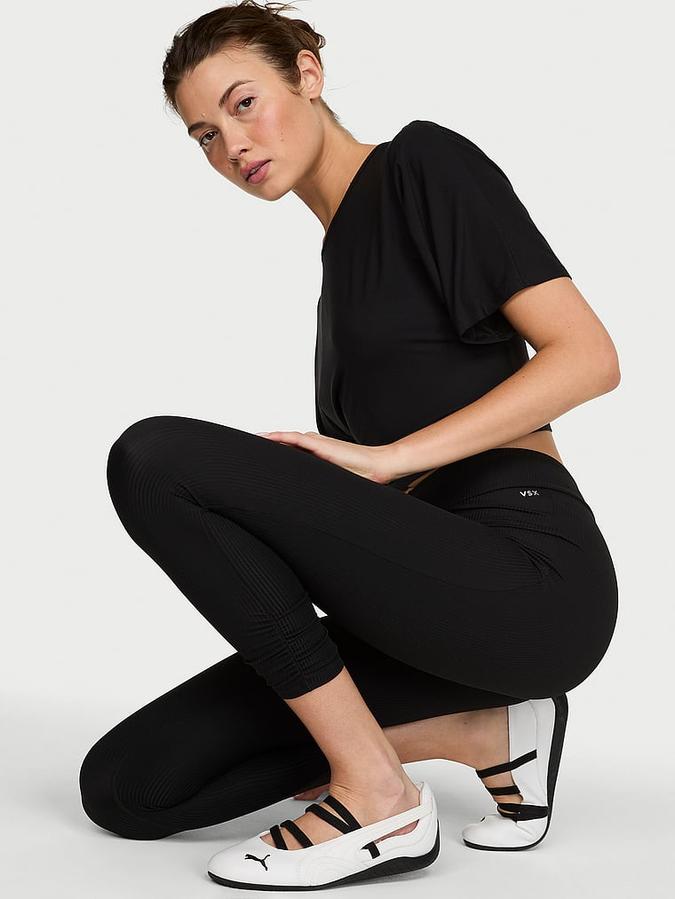VSX Elevate&trade; Rib Ruched V-Waist Legging