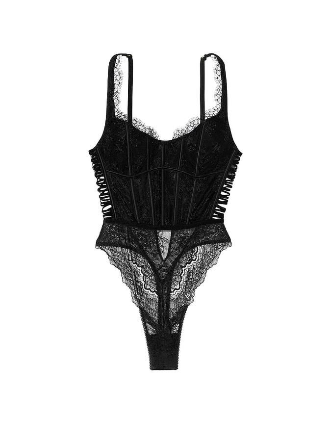 Vintage Lace Corset Teddy image number 2